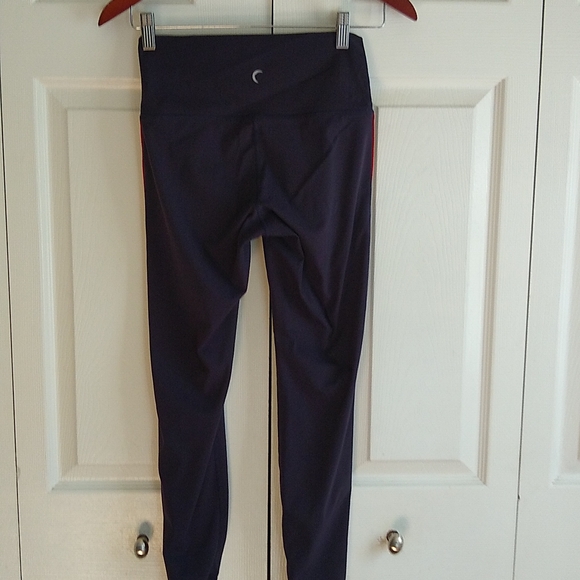 Zyia Eclipse Rainbow Luxe  Hi rise  leggings size extra small navy color - Picture 6 of 10